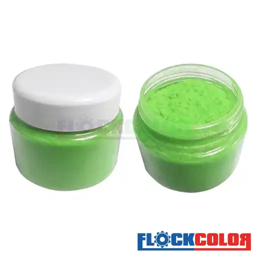 Aplicação de flocos em superfície curva